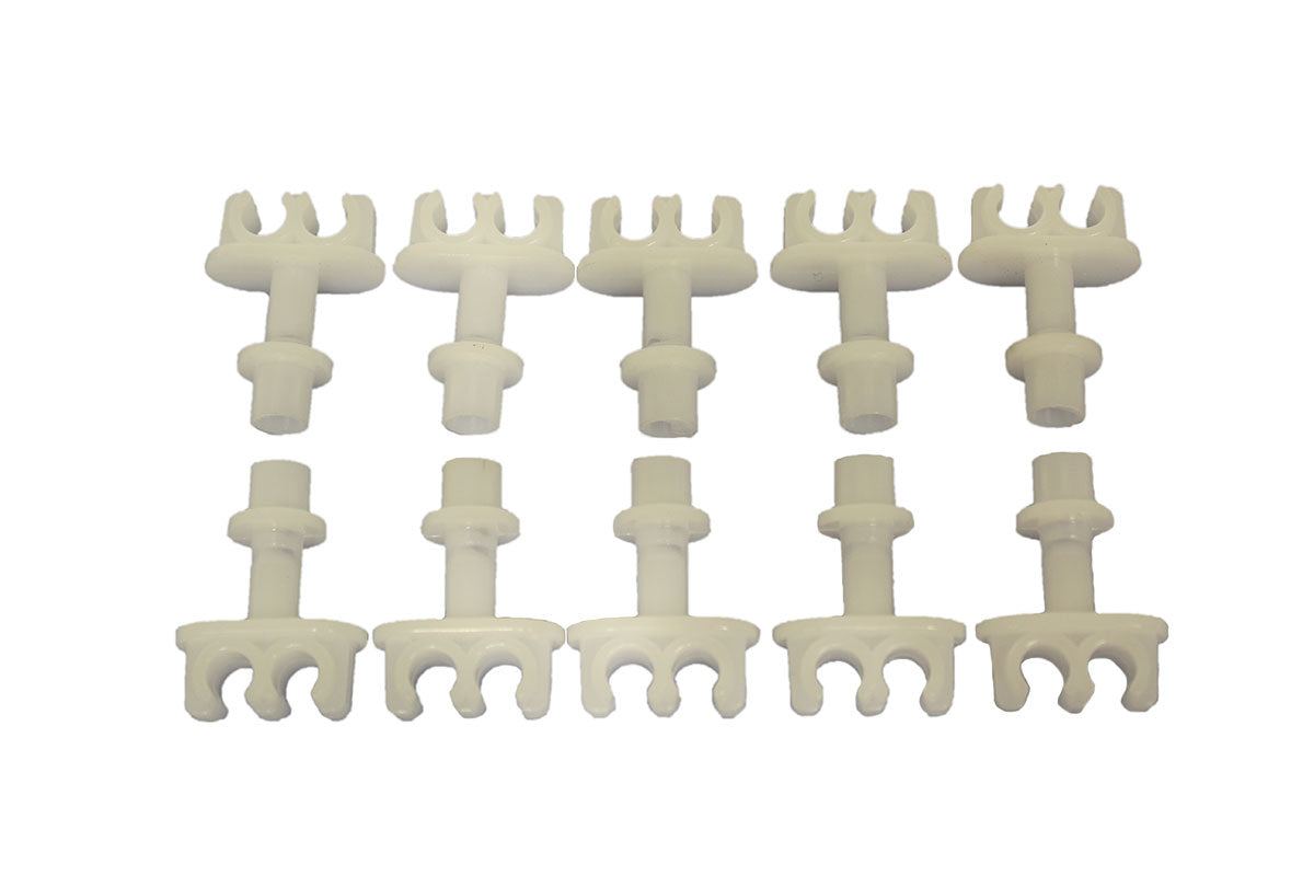 Clip - Brake Pipe - Double - White - Genuine