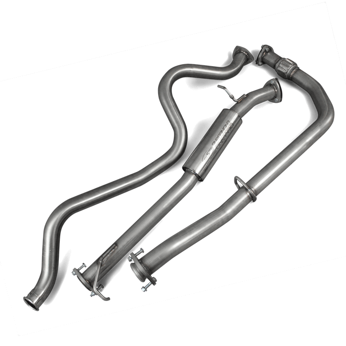 AlliSport - Exhaust Centre Replacement - w/Bullet Silencer - Td5