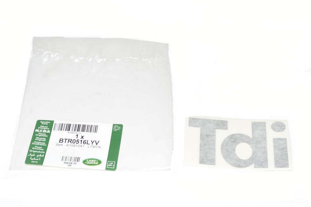 Badge - Decal - 'Tdi' - Black