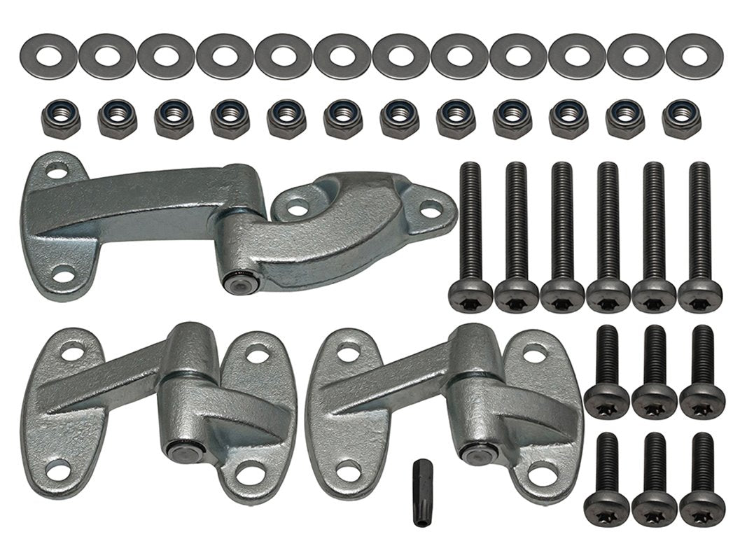 Rear End Door Hinge Kit - w/Stainless Hardware - PUMA