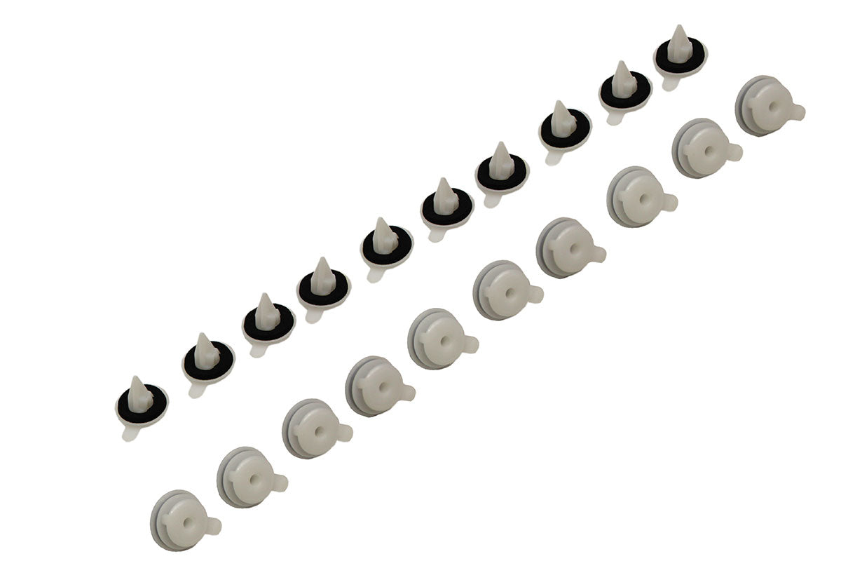 Clip - A-Pillar - White - Genuine