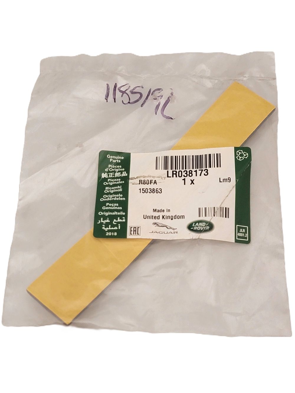 Adhesive Licence Bracket Pad