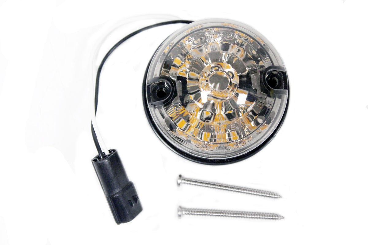 Front Indicator - 73mmØ - LED - Smoked Lens