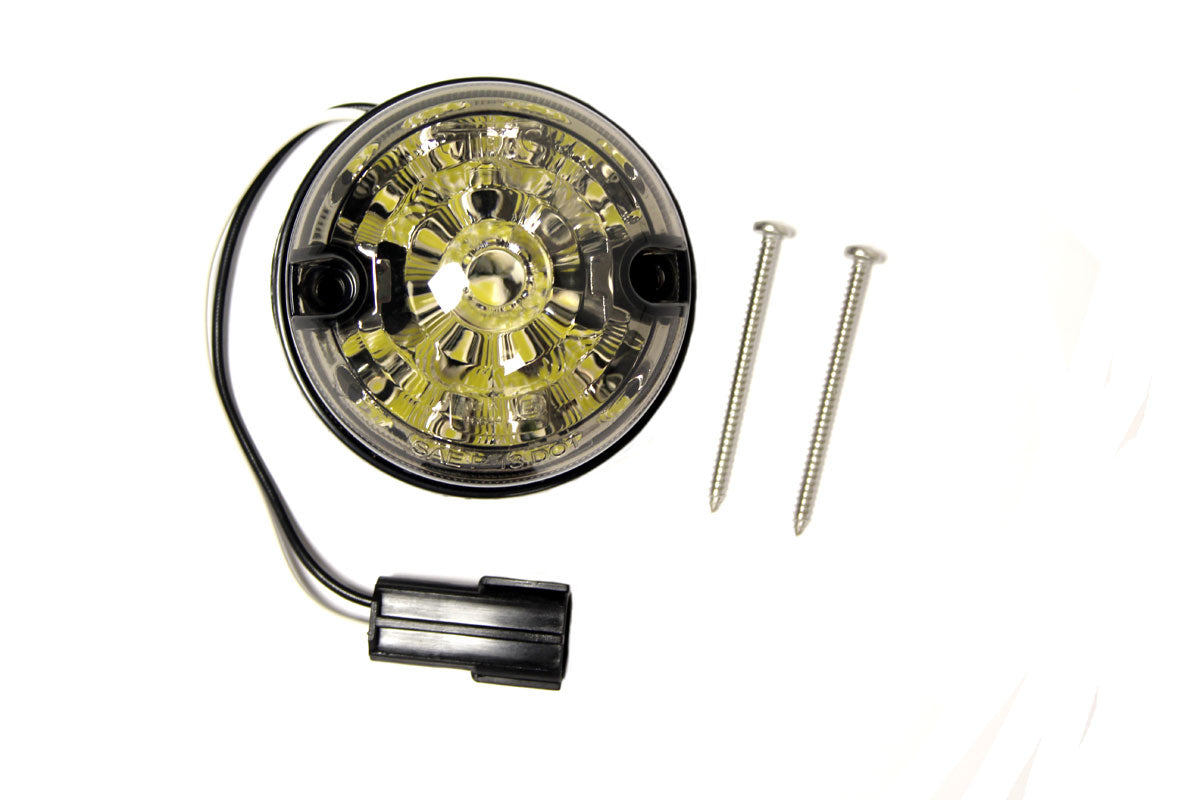 Side Marker - Front - 73mmØ - LED - Smoked Lens