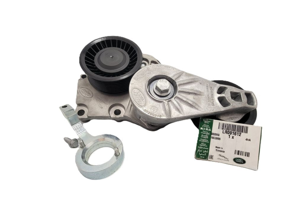 Accessory Drive Belt Tensioner - w/Idler Pulley, w/Bracket - Genuine