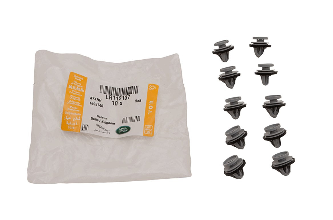 Clip - Lantern 8.2x0.65-1 + 2 Plastic, for Mud Flaps - Front - Genuine