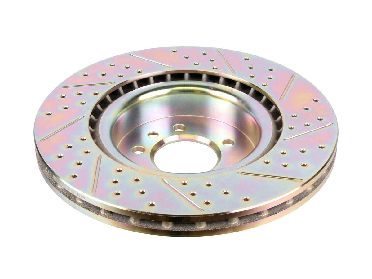 Terrafirma - Crossed Drilled & Grooved Brake Disc - Front / Vented