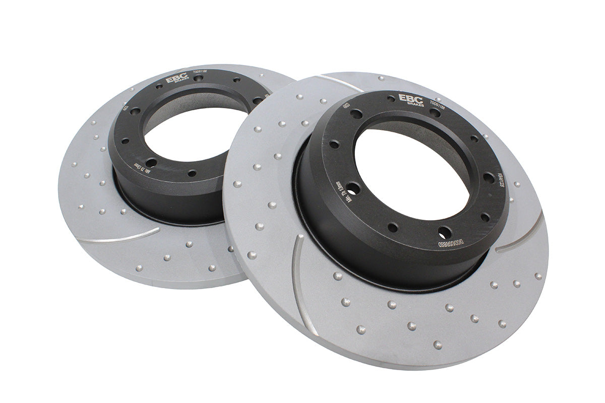 Brake Disc - Rear Solid, non-vented - EBC Performance Discs (Pair) D110/130