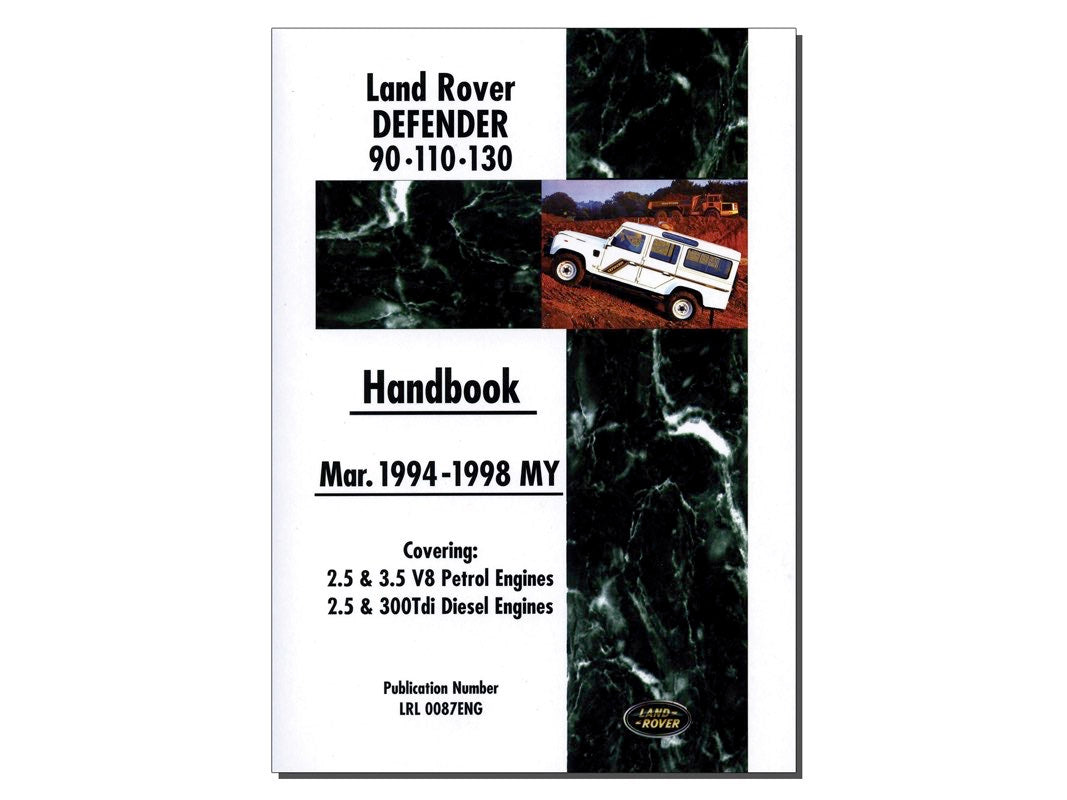Owners Manual Defender 90, 110 & 130