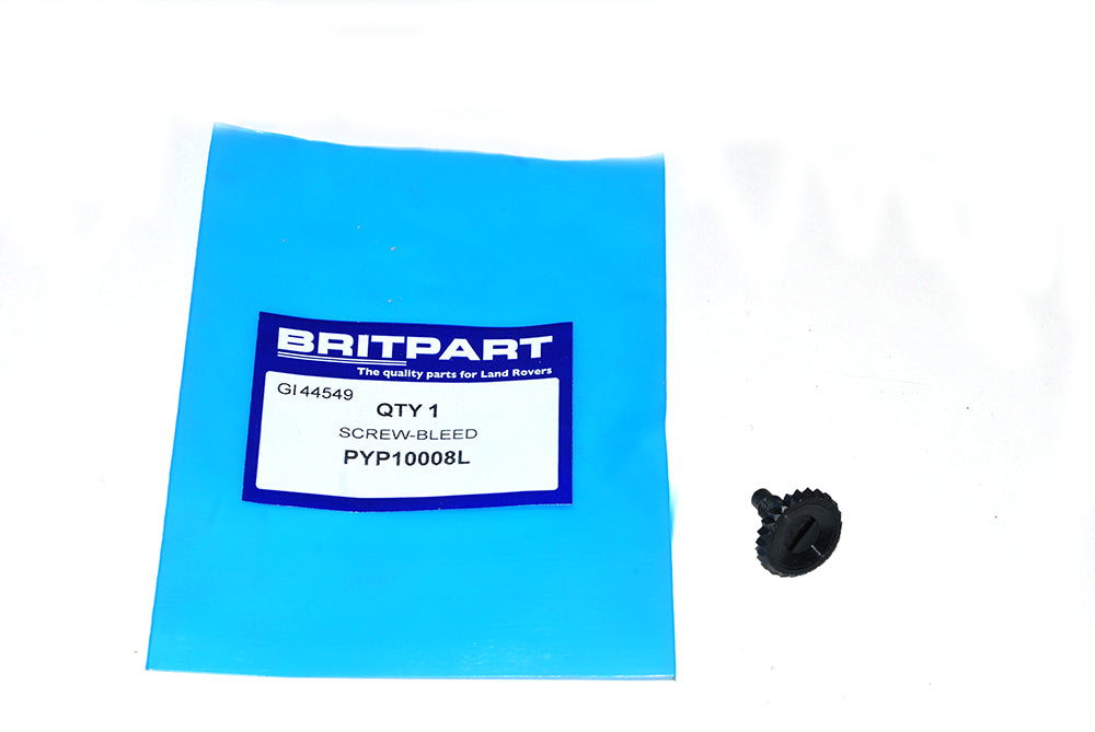 Screw - Bleed Upper Radiator Hose - Blue