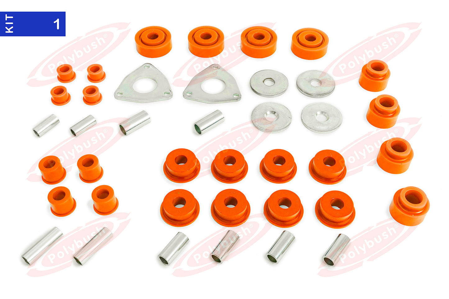 Polybush Kit - Dynamic Orange