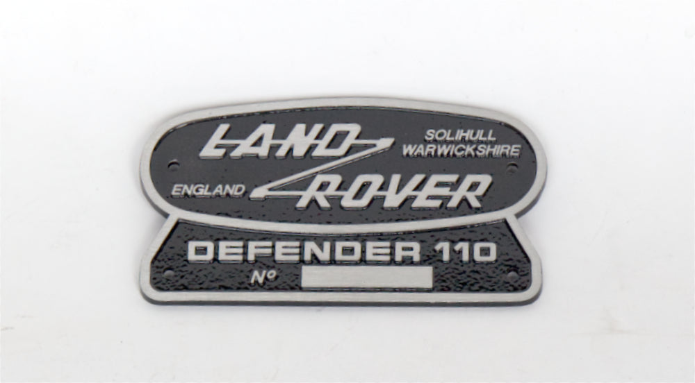 Name Plate - Cast Alloy