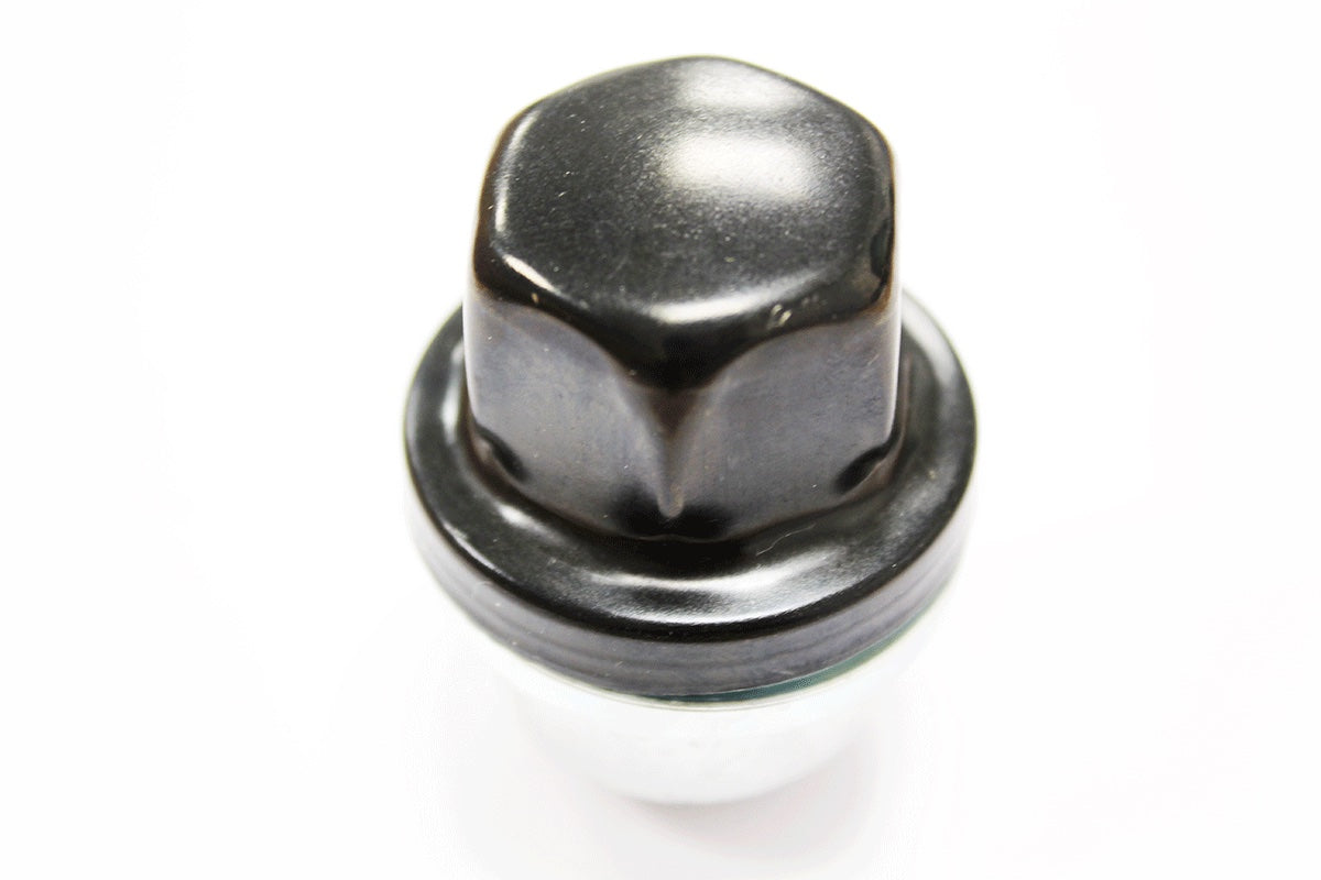 Wheel Nut - for Alloy Wheel - with Black Cap - OEM