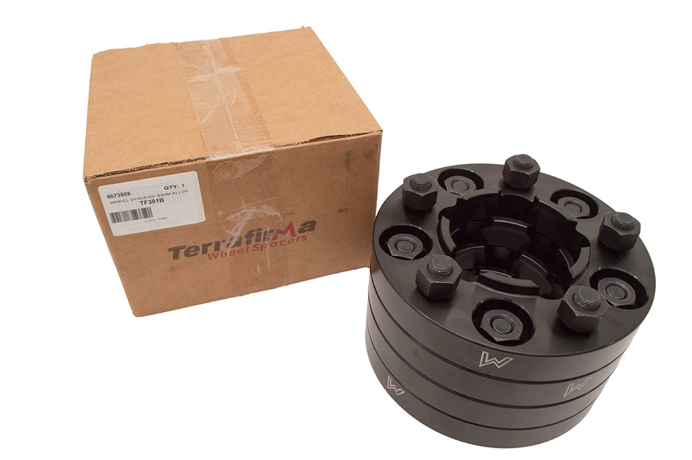 Terrafirma - Wheel Spacer Kit 30mm - Aluminum - Black