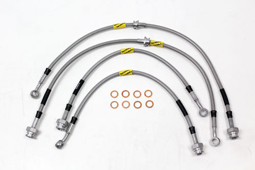 Terrafirma - +2" Extended Brake Hose Kit - Stainless Steel - D2