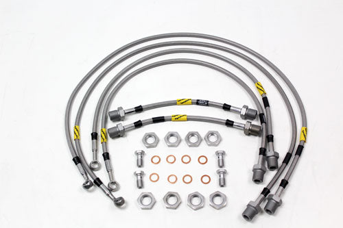 Terrafirma - Goodridge - 2" Extended Brake Hose Kit - Stainless Steel - 6-Piece