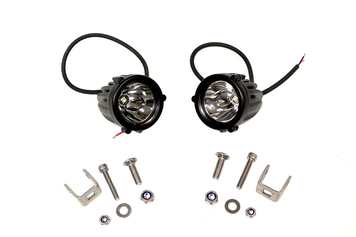 Terrafirma - 2" LED Spotlights - Round - Pair
