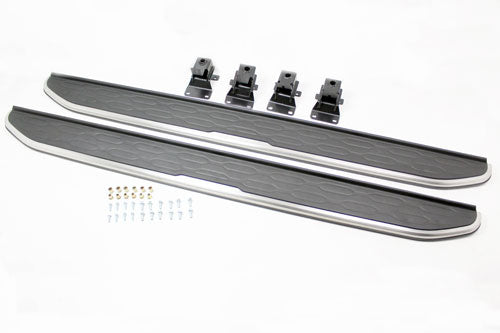 Terrafirma - Side Steps - OE Style - Black & Alloy - Pair