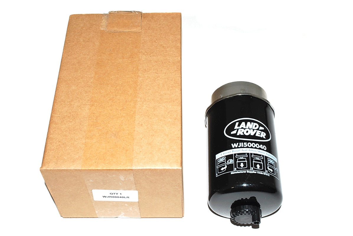 Fuel Filter - w/ Drain Plug & Seal - Genuine