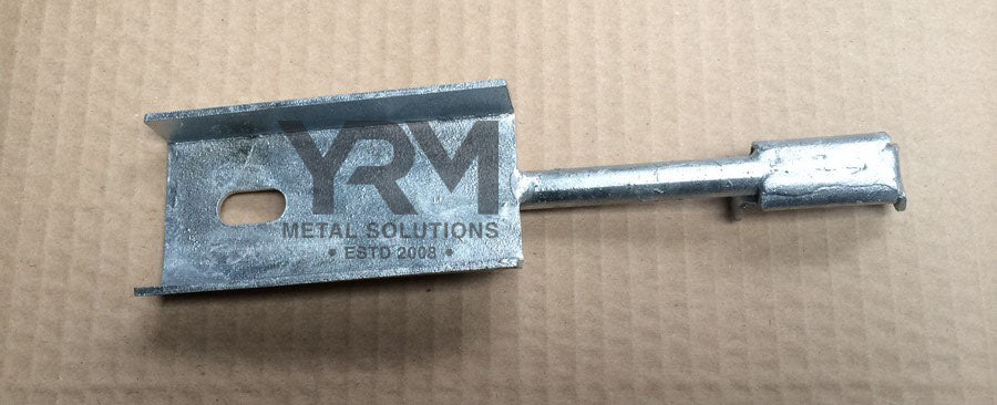 YRM - Chassis Rail Exhaust Bracket - LHS - Galvanized - 300Tdi, Td5