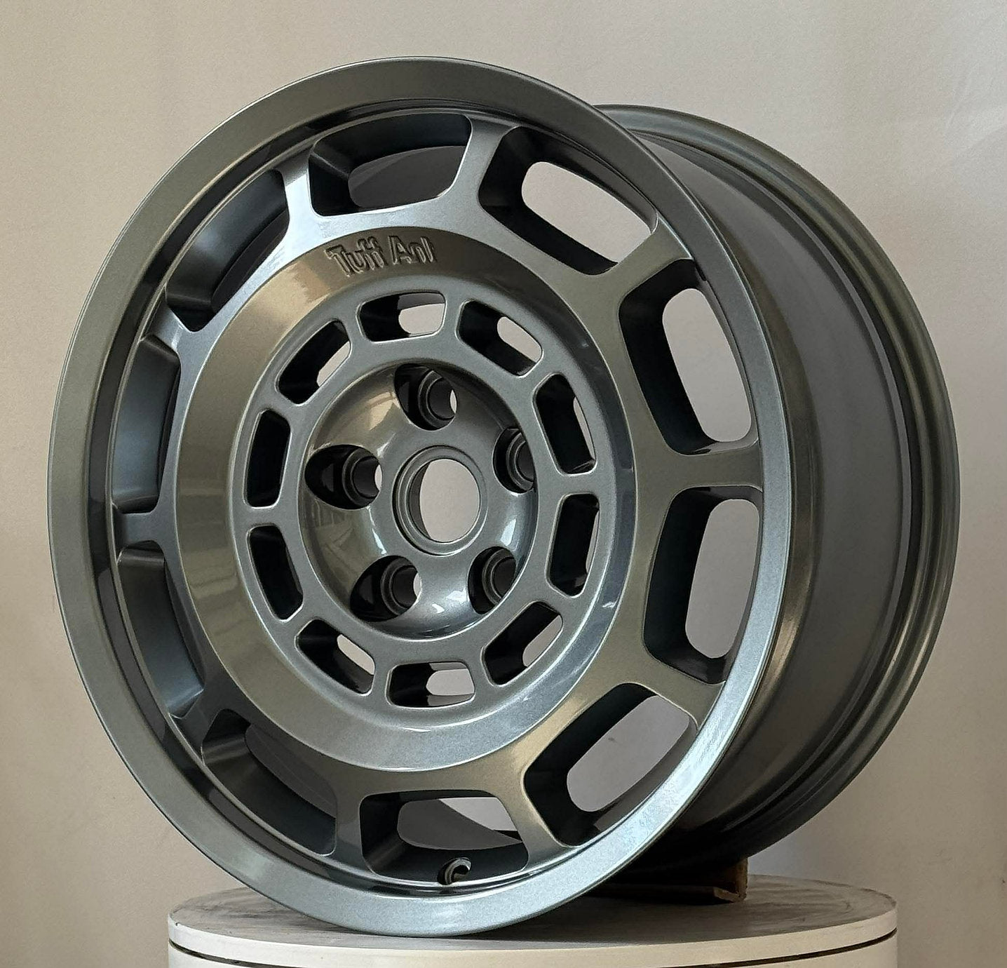 TuffAnt Gunbarrel - 18x8.5" Alloy Wheel - Black Satin