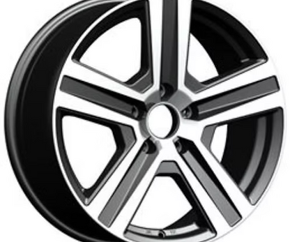 TuffAnt Simpson - Alloy Wheel - ET27 Offset - Black w/Machined Face - TUFFANT-SIMPSON-ALLOY-ET27-MACH
