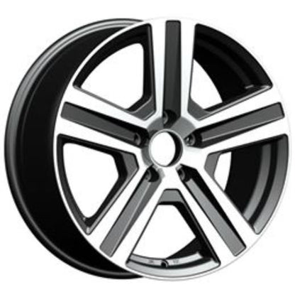 TuffAnt Simpson - Alloy Wheel - ET27 Offset - Black w/Machined Face - TUFFANT-SIMPSON-ALLOY-ET27-MACH