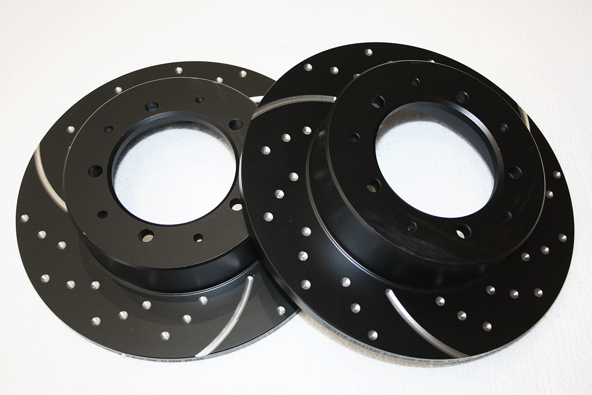 Brake Disc - Rear Solid, non-vented - EBC Performance Discs (Pair) D90/RRC/Disco1