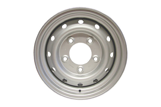 Terrafirma 4x4 - Wolf Style - 16x6.5" ET21 Steel Wheel -  Heavy Duty - Silver