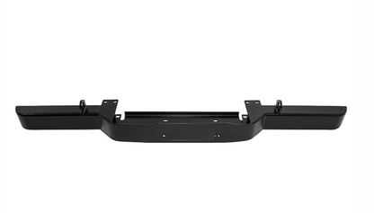 Defender without AC - Heavy-Duty Steel Winch Bumper - Black - Britpart