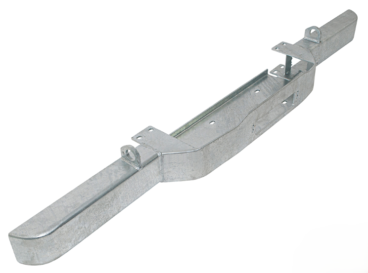 Defender - Galvanised Heavy-Duty Steel Winch Bumper - Britpart
