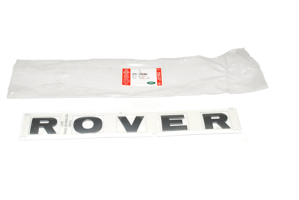 Nameplate Front: ROVER