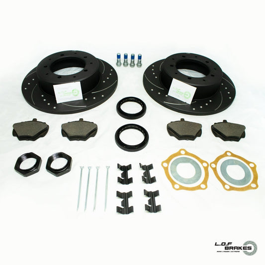 LOF POWERspec Rear Brake Kit (Defender 90 94-16)