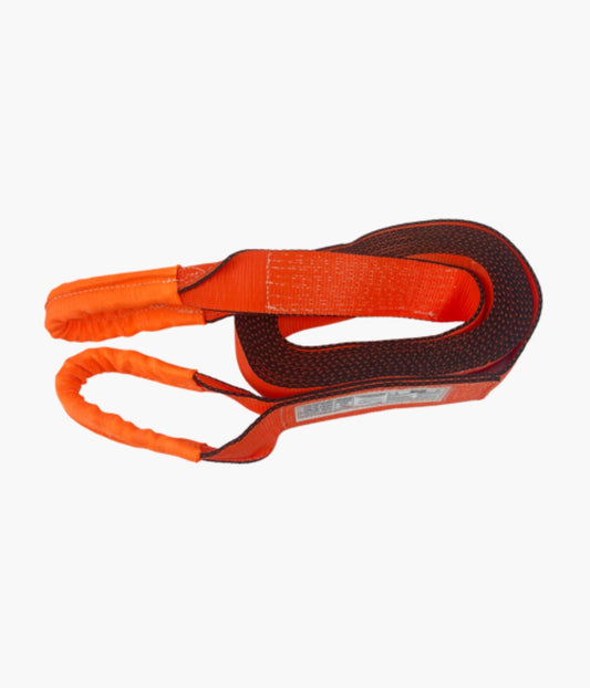 Freedom Recovery Strap - 3" x 30' - Nylon - Approx. 10% Stretch - MBS = 24,000 lbs. - High Visibility Orange w/ Reflective Stitch