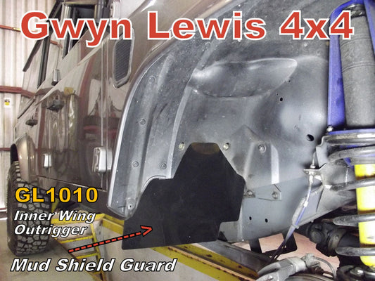 Gwyn Lewis - Front Outrigger Mud Shield Kit