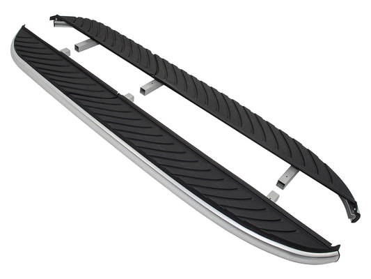 Terrafirma - Side Steps - OE Style - Black & Alloy - Pair