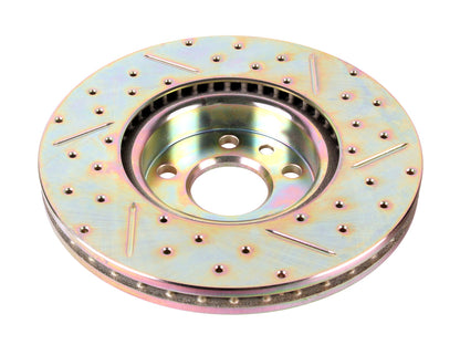 Terrafirma - Crossed Drilled & Grooved Brake Disc - Front / Vented