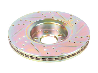 Terrafirma - Crossed Drilled & Grooved Brake Disc - Front / Vented