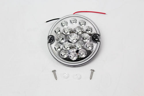 NAS Round Rear Fog Lamp - LED - Clear