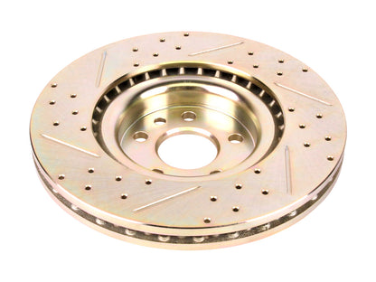 Terrafirma - Crossed Drilled & Grooved Brake Disc - Front / Vented