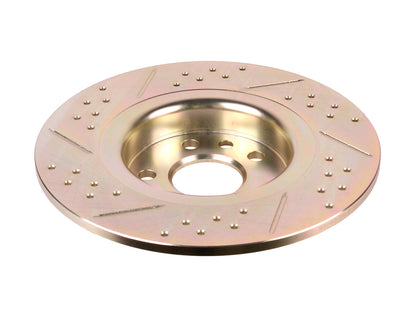Terrafirma - Crossed Drilled & Grooved Brake Disc - Rear / Solid