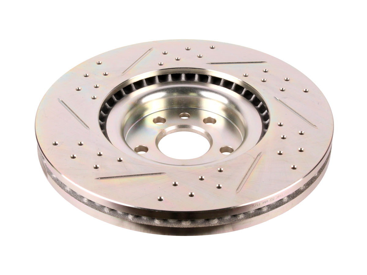 Terrafirma - Crossed Drilled & Grooved Brake Disc - Front / Vented