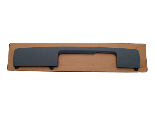 Lower Bumper Valance - Towing Hook Option  - Satin Black - New Defender