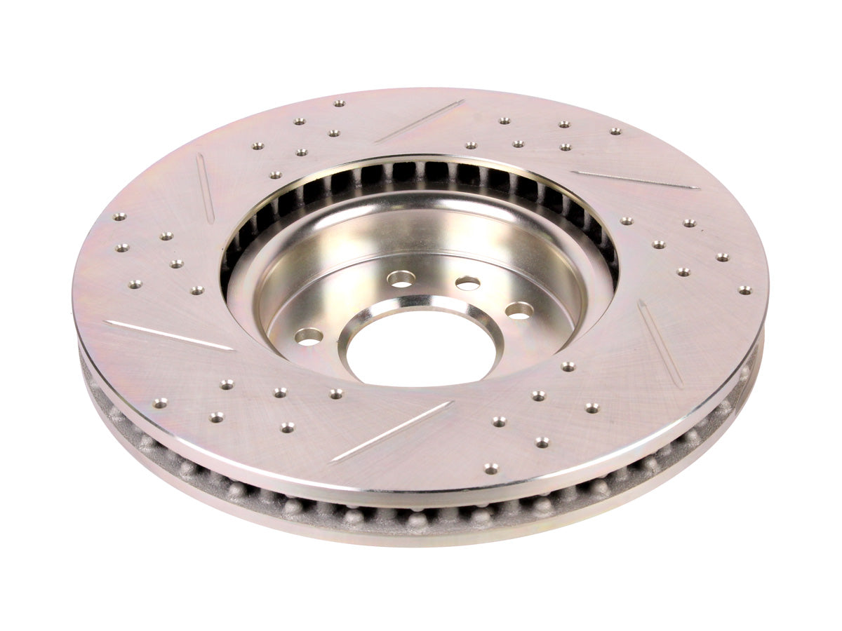 Terrafirma - Crossed Drilled & Grooved Brake Disc - Front / Vented