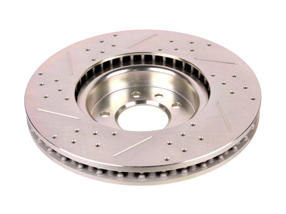 Terrafirma - Crossed Drilled & Grooved Brake Disc - Front / Vented
