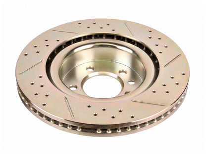 Terrafirma - Crossed Drilled & Grooved Brake Disc - Front / Vented