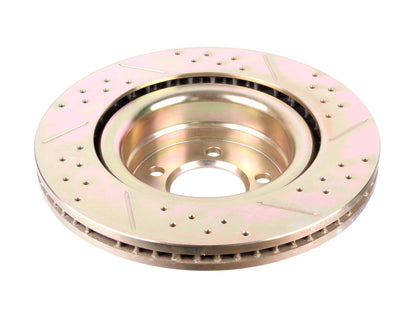 Terrafirma - Crossed Drilled & Grooved Brake Disc - Front / Vented