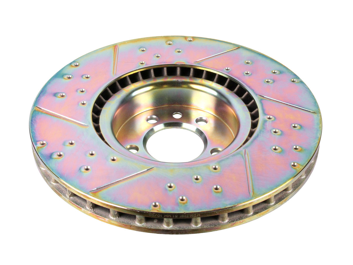 Terrafirma - Crossed Drilled & Grooved Brake Disc - Front / Vented