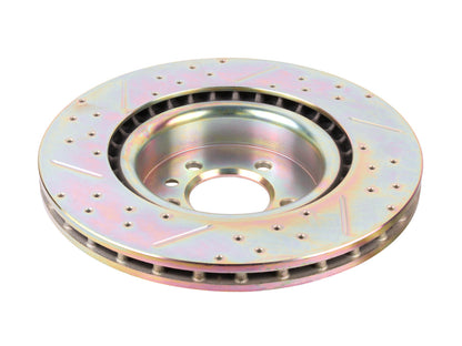 Terrafirma - Crossed Drilled & Grooved Brake Disc - Front / Vented
