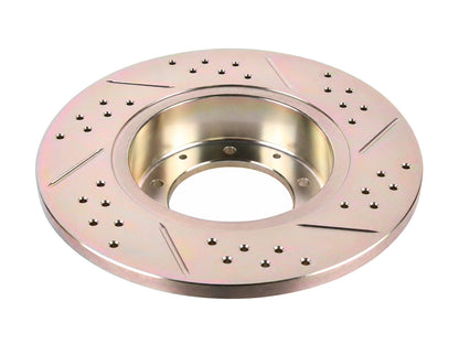 Terrafirma - Crossed Drilled & Grooved Brake Disc - Rear / Solid